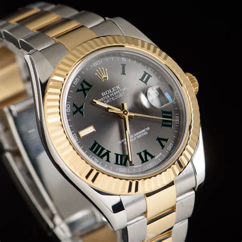 rolex two tone date just.